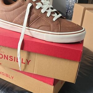 Levi's Brown Leather Athletic Shoes